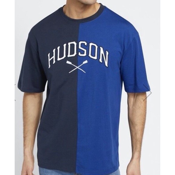 Dunnes Men's Colour Block T-Shirt Size X-Large - Picture 1 of 9